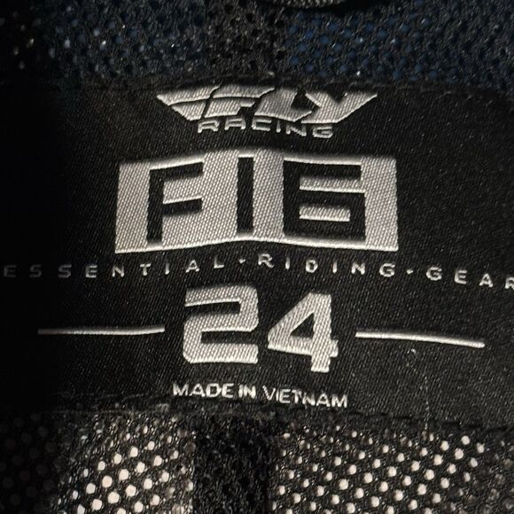 Fly Racing F-16 Blue Blk Hi-Vis waistline 26” & 24”MX Motocross Offroad - Picture 8 of 11